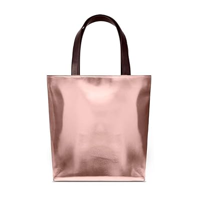 DailyObjects Womens Metallic Classic Tote Bag Rose Gold