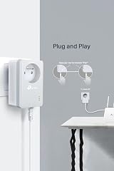 TP-Link TL-PA4015P KIT AV500 Powerline Adapter 600Mbps 1 Port Ethernet Kit 2 view 5