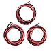 Hilitchi 30feet Black and Red 10/12 / 14 AWG Gauge Silicone Wire - Flexible Silicone Wire