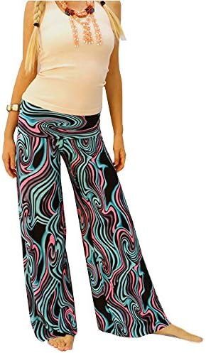 Dorzi(TM) Women's Smocked Waist Baggy Bohemian Harem Loose Leg Pants (S, 31green)