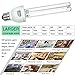 UV Germicidal Lamp Compact UVC Light Bulb E26 25w 110v Covers up to 400sq ft. UVC Ozone Free