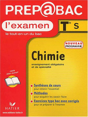 Chimie, Tle S
