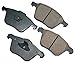 Akebono EUR979 EURO Ultra-Premium Ceramic Front Brake Pad Set For 2003-2010 Volvo S60, XC90