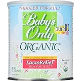 Babys Only Organic Toddler Formula - USDA Organic - LactoRelief - Lactose Free - 12.7 oz - Iron Fortified