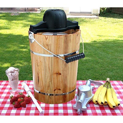 AMERIHOME ICM6C 6-Quart Old Fashion Ice Cream Maker
