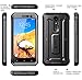 ZTE Blade Spark Case, SUPCASE Unicorn Beetle PRO Serie Full-body Rugged Holster Case with Built-in Screen Protector for ZTE Blade Spark ZTE Grand X 4 and ZTE X 4 2017 Release (Black/Black)