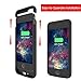 Battery Case for iPhone 5 5S Se, Paisue 4000 mAh iPhone 5s Battery Case Portable Ultra Slim Rechargeable Extended Charging Case for iPhone 5/5S/SE Power Protective Charger Case-Black
