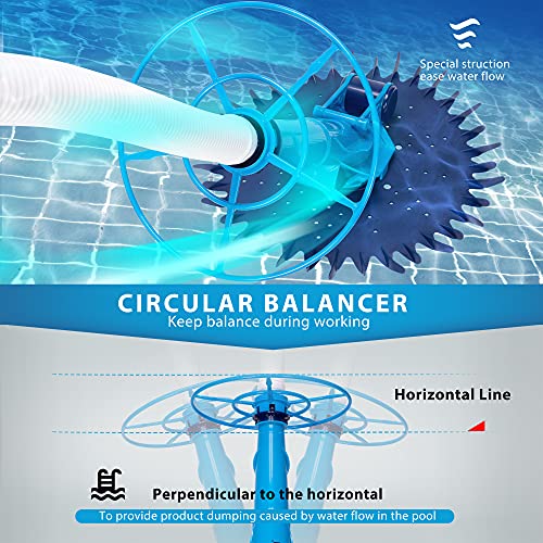 VIVOHOME Upgraded Automatic Inground Above Ground Suction Swimming Pool