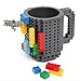 La Tartelette Build-On Brick Coffee Mug (Gray) - 12 oz