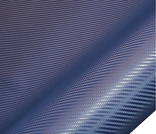 Blue Motor 3D Flexible Carbon Fiber Vinyl Wrap Film 60"x12"