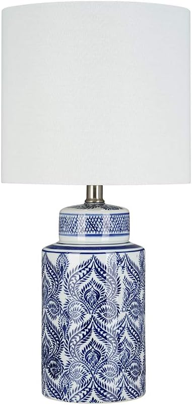 Best table lamp blue white