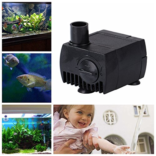 Maxzone 80 GPH (300L/H, 4W) Submersible Water Pump- Ultra Quiet For Pond, Aquarium, Fish Tank Fountain, Powerful Water Pump with 6ft (1.8m) Power Cord - Thumbnail 6