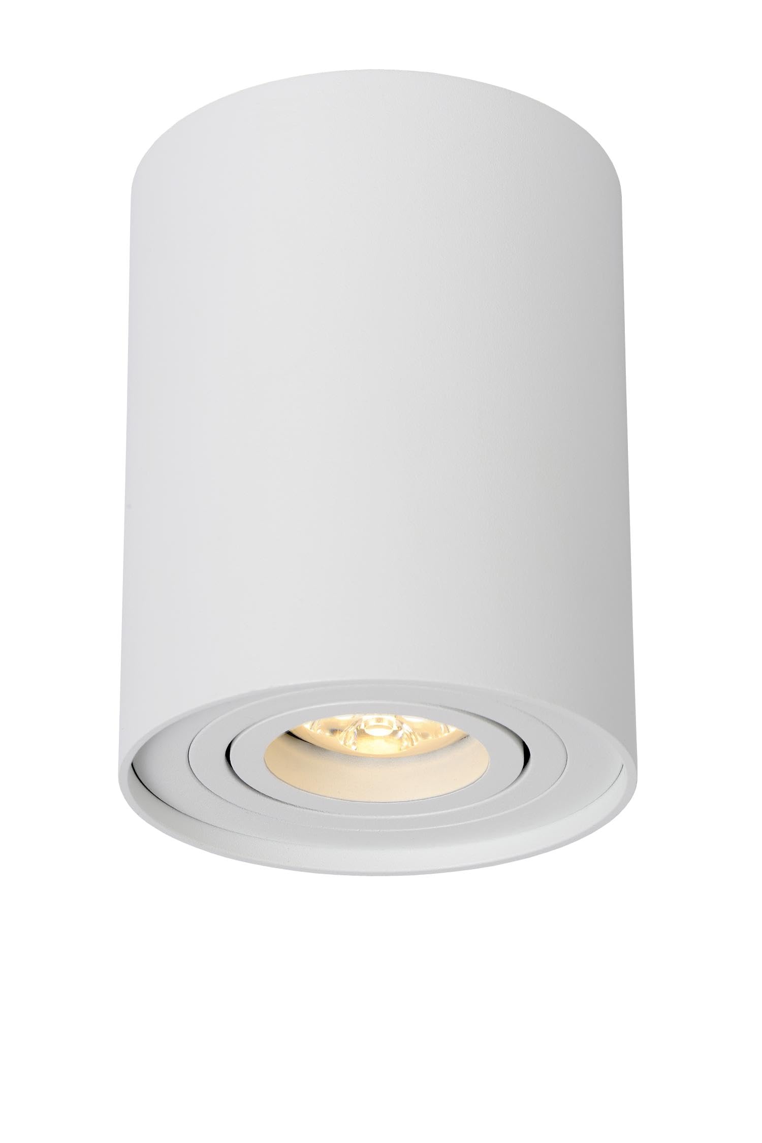 LUCIDE Tube - Ceiling Spotlight - Ø 9,6 cm - 1xGU10 - White