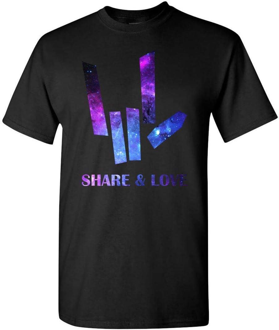 Omacho Share & Love ASL T Shirt for Man Woman and Kids T-Shirt