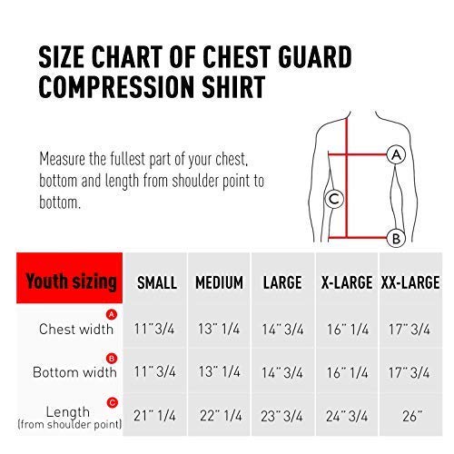image for ProBay Catcher Baseball Chest Protector Shirt Youth - Heartguard Stern