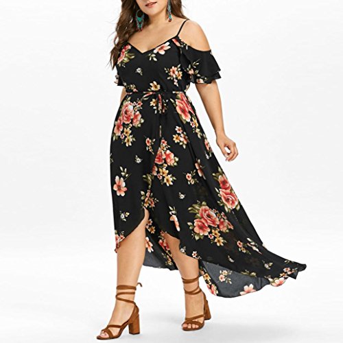 1 Summer+Floral+Casual+Shoulder+Dresses
