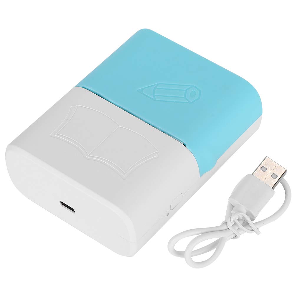 Pocket Printer, Portable Photo Printer, Mini Photo Printer, Thermal Printing Inkless Printing USB Ch