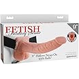 Pipedream Products Pipedream Fetish Fantasy 9 Hollow Strap On with Balls, Flesh