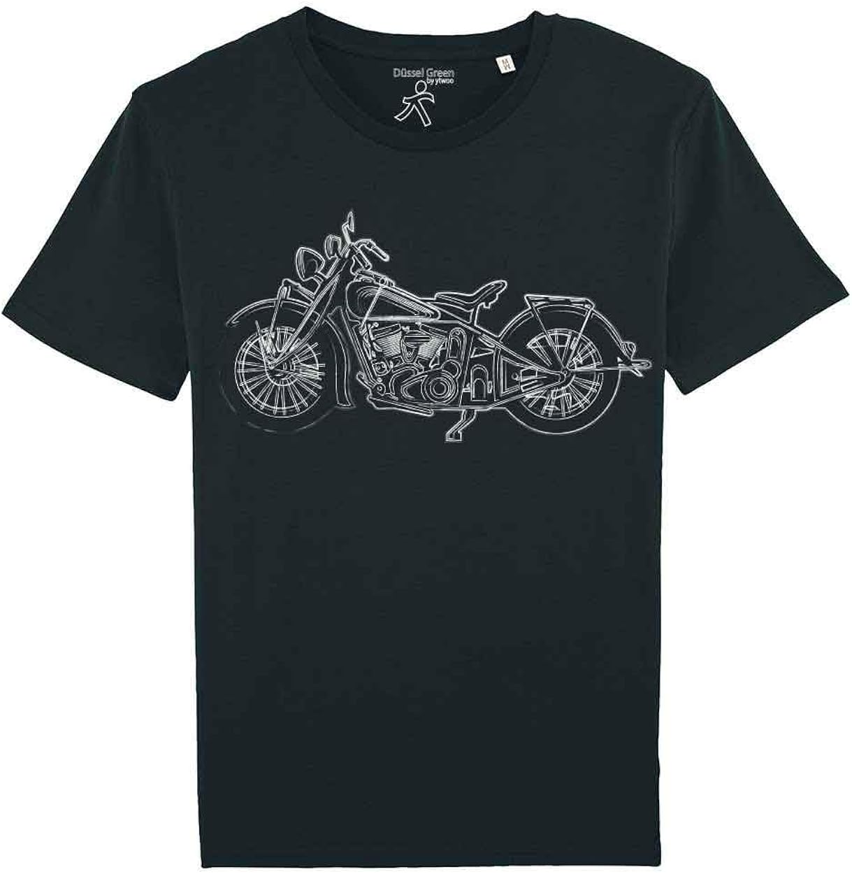 Herren Motorrad, Chopper, Motobike, Racer T-Shirt mit verschiedenen Motiven. Männer Bio Shirt ...
