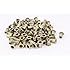 uxcell 100 Pcs Zinc Plated Carbon Steel Rivet Nut Flat Head Insert Nutsert 1/4-20UNC