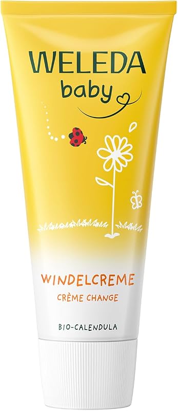 Baby Crema Protettiva Calendula, per cambio pannolino, lenisce e protegge, con estratti di calendula e ossido di zinco (1x75 ml)