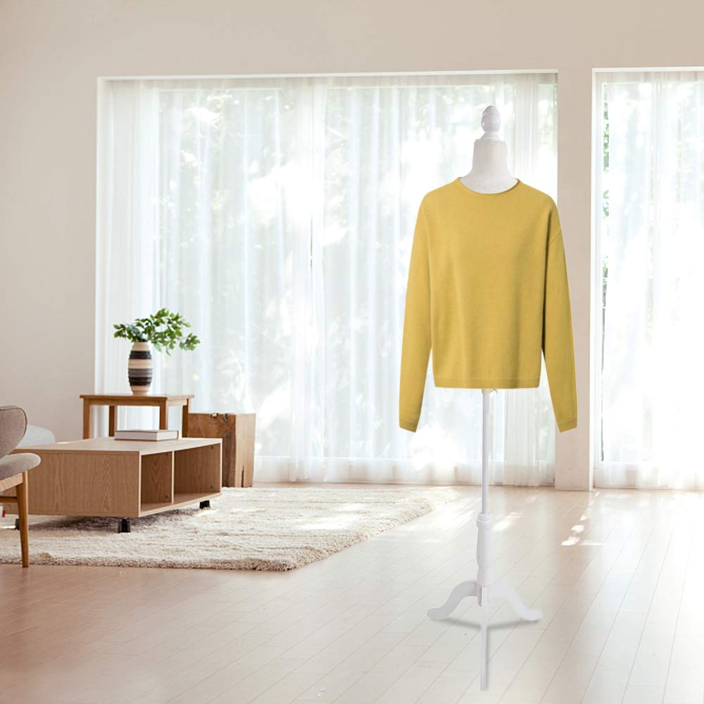 Bonnlo Female Dress Form Pinnable Mannequin Body Torso with Wooden