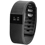 Juboury Bluetoooth 4.1 Fitness Smart Bracelet Smart Wristbands with Pedometer Sleep Tracker Fitness Tracker for IOS Android Phones (Black)
