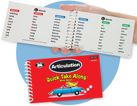 Super Duper Publications | Articulation Quick Take Along® | Educational Learning Resources for Children