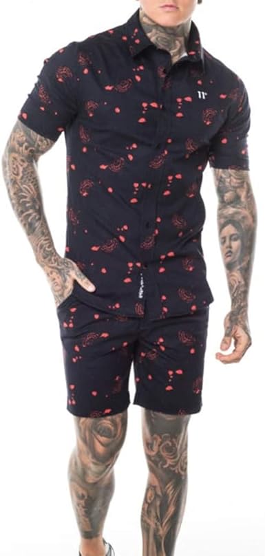 camisas cortas para hombres