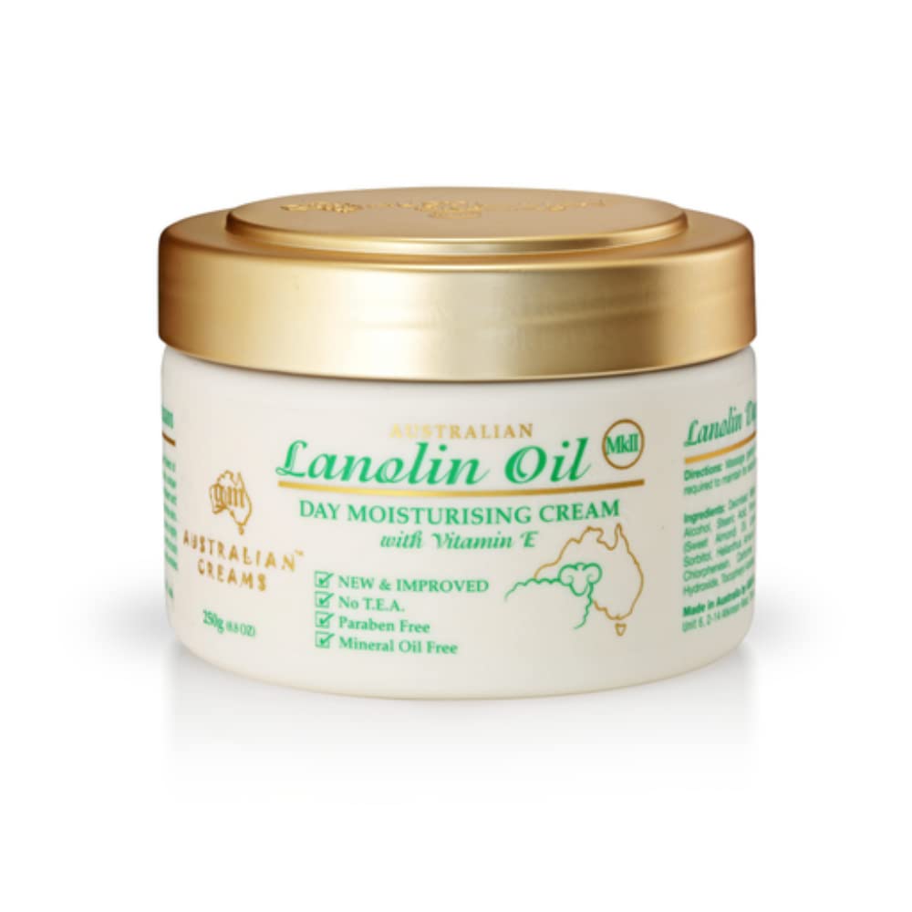 Australian Creams Lanolin Cream for Day Use, 250g (Lanolin Day)
