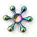 Urberry Fidget Hand Spinner, Ultra Fast Bearings, Finger Toy, Great Gift for ADD, ADHD, Anxiety and Autism Adult Children Rainbow Color