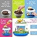 Fairy Garden Kit, DIY Fairy Garden Kit for Girls and Boys Complete With All Supplies and Accessories Including Flowerpots, Base, Watering Can, Soil, Seeds, Furniture, and Mini Gardening Tools
