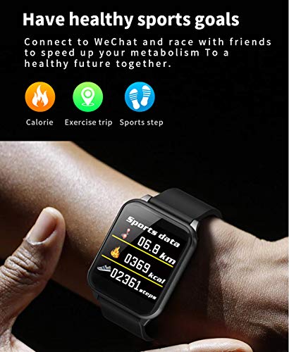 Fitness Tracker ECG Heart Rate Monitor Blood Pressure Smart Watches for Android iOS Pedometer Activity Tracker Watch