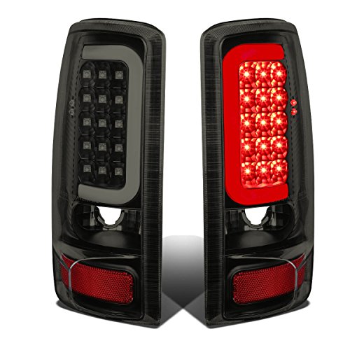 DNAMotoring TL-GMCDE00-LED-3D-BK-SM Tail Light Assembly, Driver and Passenger Side