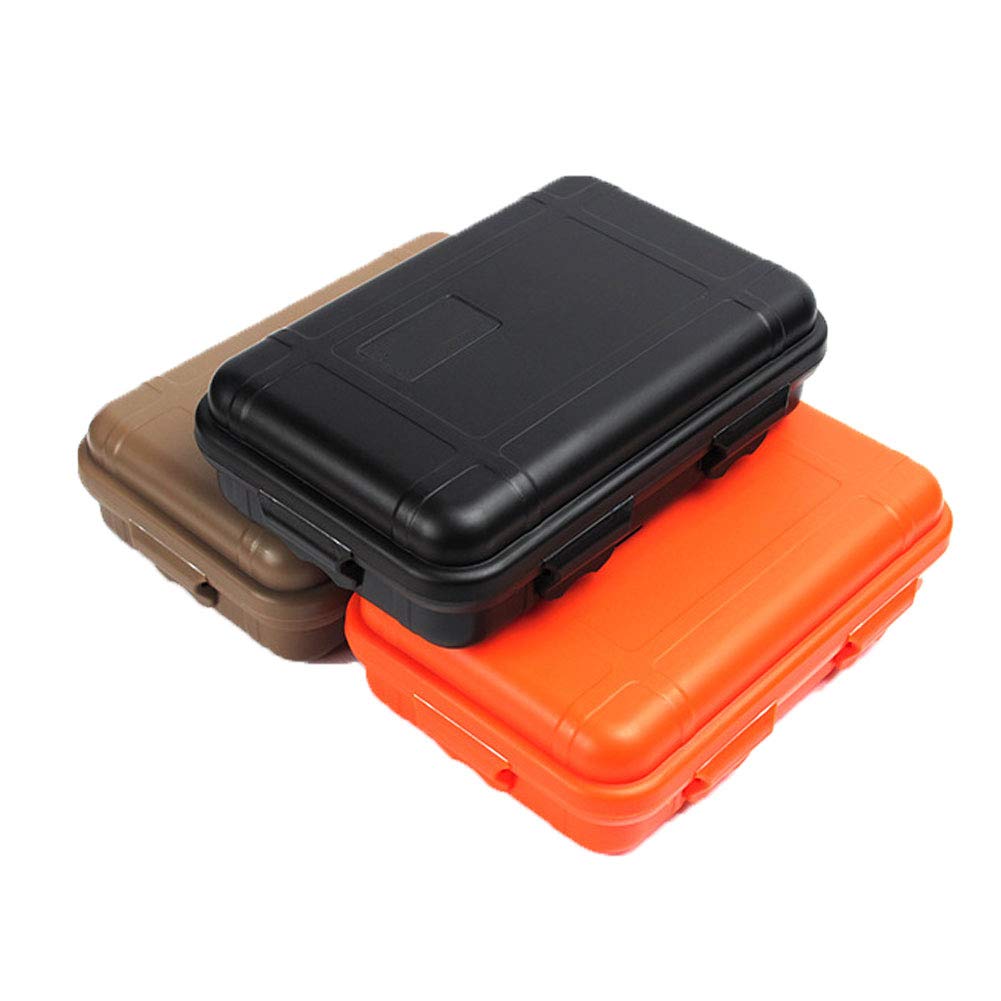 3Pcs Outdoor Plastic Waterproof Shockproof Box Airtight Survival Case