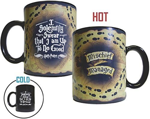 Marauders Map Color Changing Heat Activated 11oz Harry Potter Inspired Mug