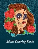 Adults Coloring Books: Halloween Coloring Books Relaxation , Sugar Skull,Women Large Print (Dover Coloring Books) by Coloring Creator