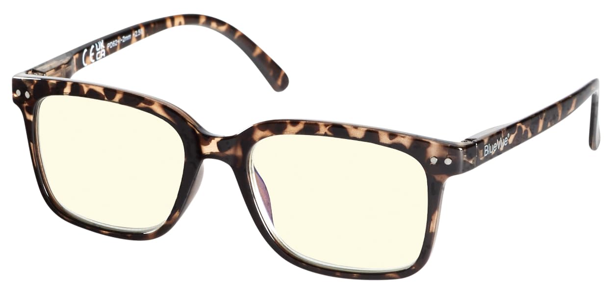 Remaldi Harrow Blue Vue Screen Reading Glasses, Tortoise 0.00