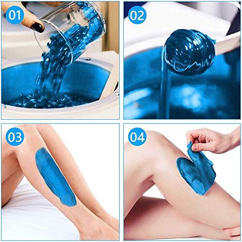 Home Waxing Warmer Kit, AVAII Hair Removal Brazilian Bikini Hard Wax Target for Eyebrows Lip Facial Legs Women Men - Thumbnail 6