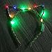 Karen accessories Light up Cat Ears Headbands,LED Flash Costume Kitty Ears 8pcs