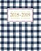 2018-2019 Academic Planner Weekly And Monthly: Calendar Schedule Organizer and Journal Notebook With by 