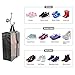 LOVK Shoe Bags for Travel, 4 PCS X-Large Travel Accessories Shoe Bags Transparent Waterproof Nylon Packing Cubes Luggage Organizer with Zipper for Men Women Kids,Toiletry,Gym,Laundry