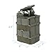 Excellent Elite Spanker Tactical Nylon M4 Double Stacking Machine MOLLE Mag Pouch(Ranger Green)