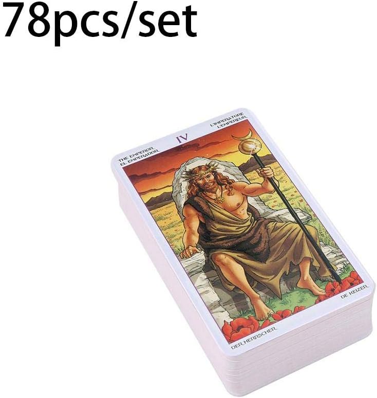 Zexa Board Game 78-Card Wheel of The Year Read Fate Tarot Card