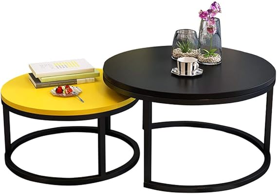 Mesas de Centro Redondas Mesa Auxiliar Salon Modernas Mesa de Café