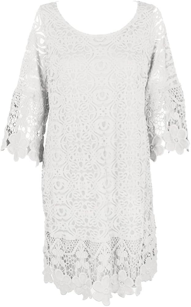 alfani white lace dress