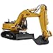 HuiNa 2.4Ghz Alloy 11 Channel Crawler Full-Function Excavator, Radio Remote Control Construction Truck R/C RTR (Excavator)