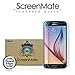 iloome New Samsung Galaxy S6 ScreenMate [0.33 Rounded Edges] Real Tempered Glass [9H Hardness] Premium Screen Protector with Oleophobic Coating