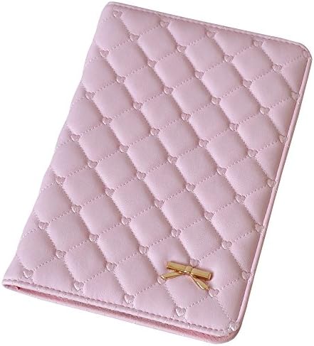 Frankfort Bow Faux Leather Smart Case Stand Cover for iPad Air Mini ( iPad Mini 1/2/3 , pink)