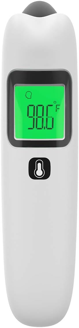 Forehead and Ear Thermometer, Digital Medical Infrared Thermometer for Infants, Kids and Adults,FDA Approved